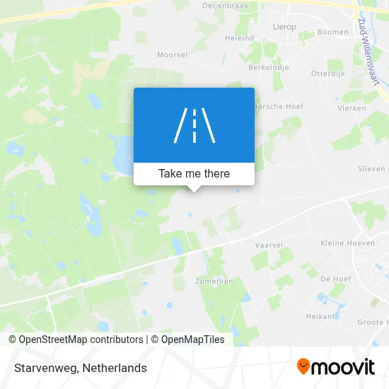 Starvenweg map