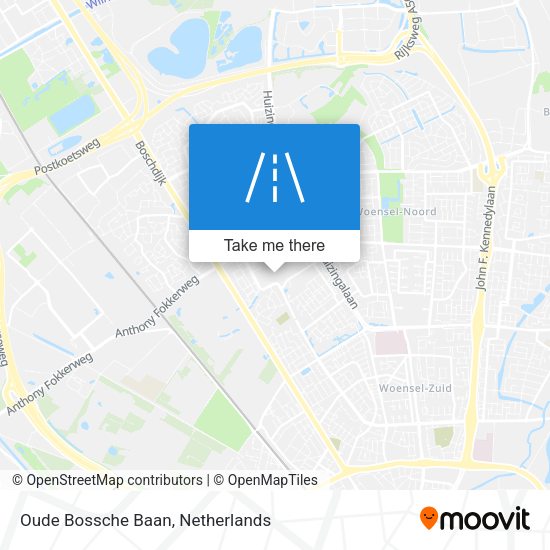 Oude Bossche Baan map