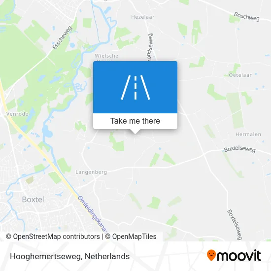 Hooghemertseweg map