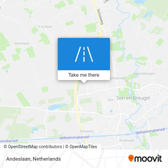 Andeslaan map