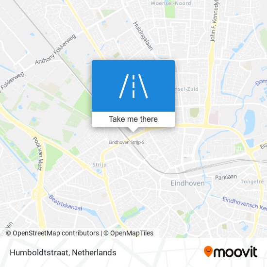 Humboldtstraat Karte