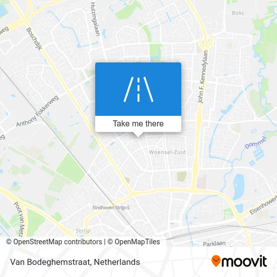 Van Bodeghemstraat map