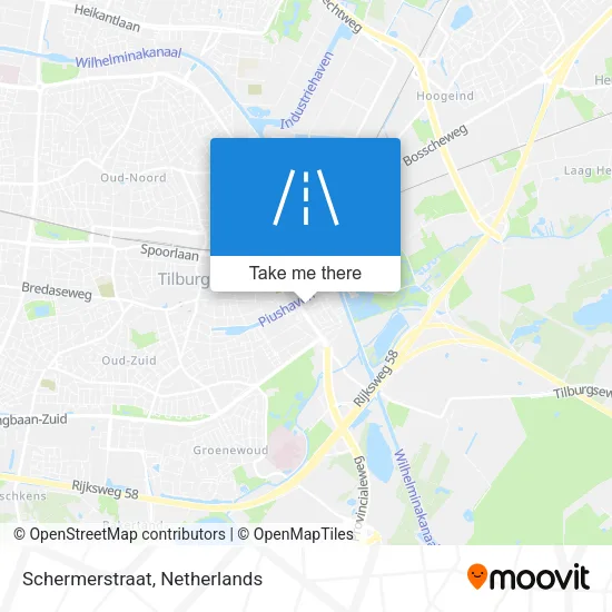 Schermerstraat map