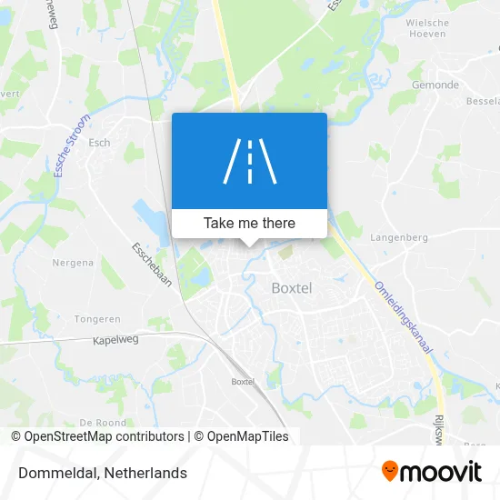 Dommeldal map