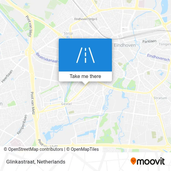 Glinkastraat map