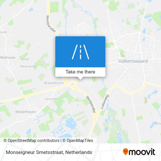 Monseigneur Smetsstraat map