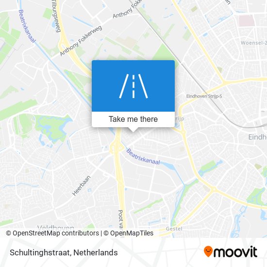 Schultinghstraat map