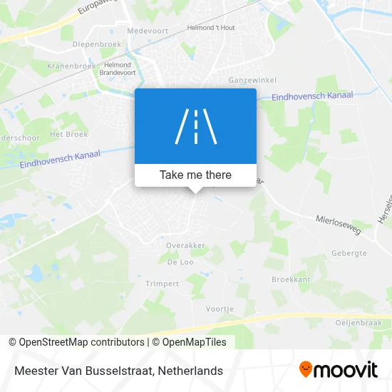 Meester Van Busselstraat map
