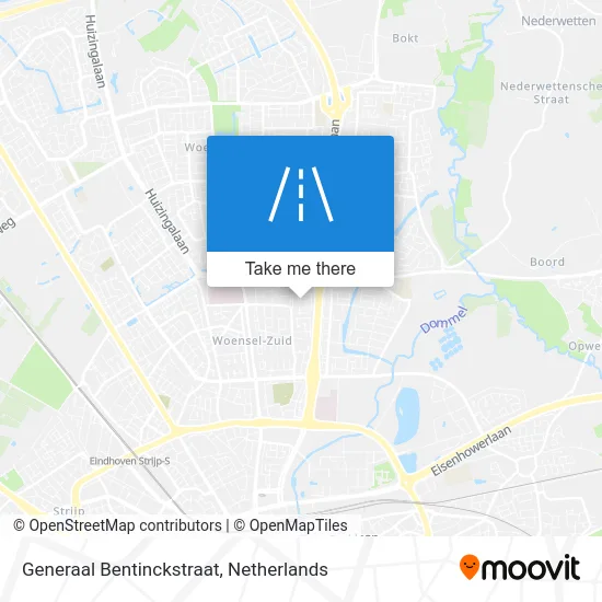 Generaal Bentinckstraat map