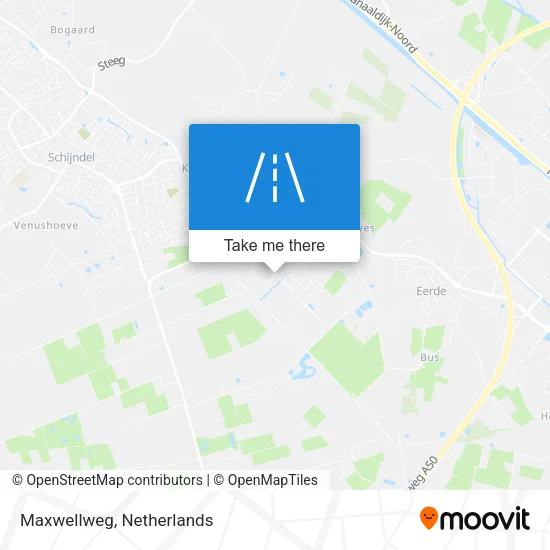 Maxwellweg map