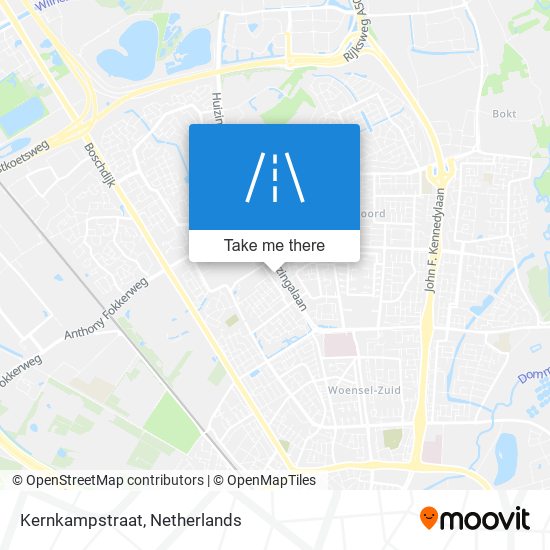 Kernkampstraat Karte