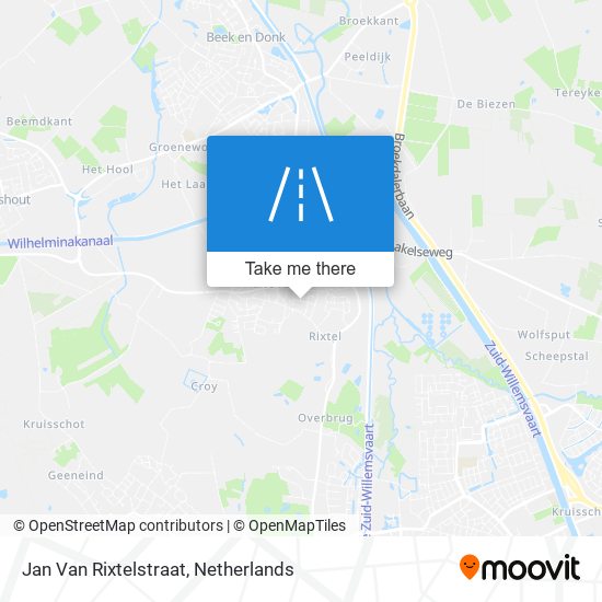 Jan Van Rixtelstraat map