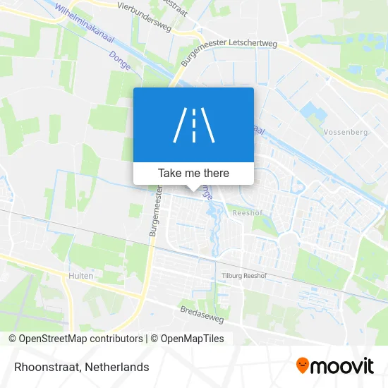 Rhoonstraat map
