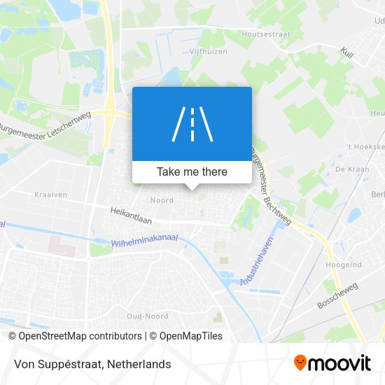 Von Suppéstraat map
