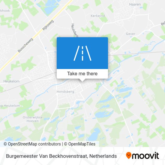 Burgemeester Van Beckhovenstraat map