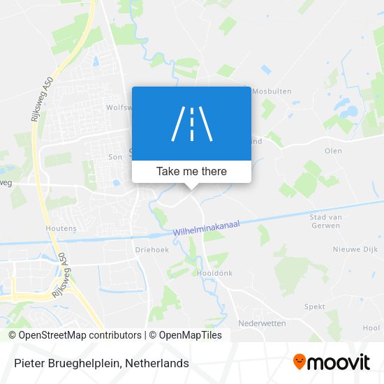 Pieter Brueghelplein map