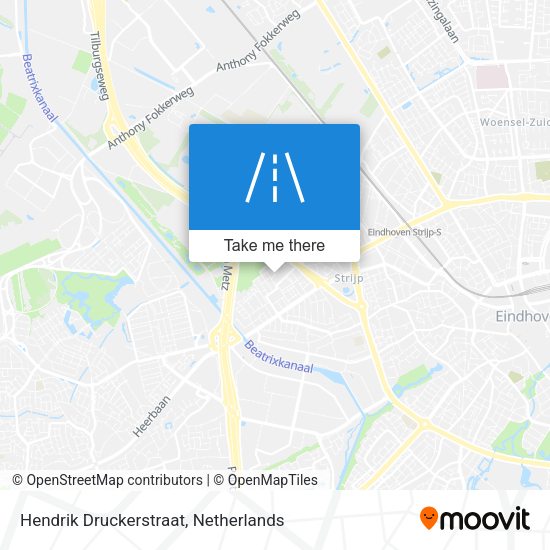Hendrik Druckerstraat map