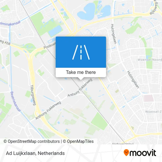 Ad Luijkxlaan Karte