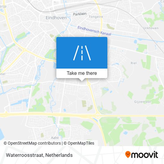 Waterroosstraat map