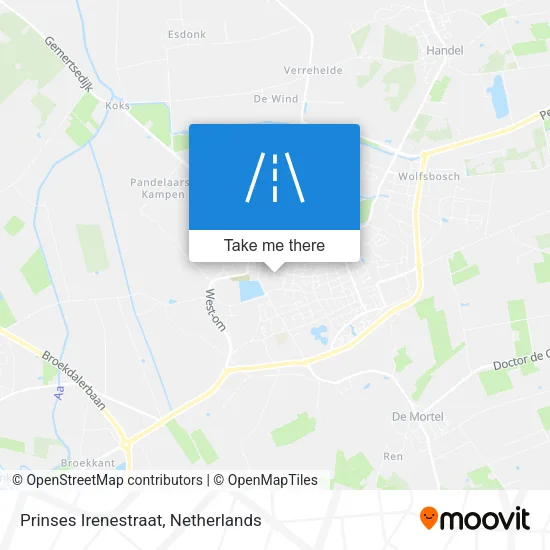 Prinses Irenestraat map