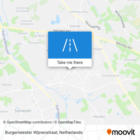 Burgemeester Wijnenstraat map