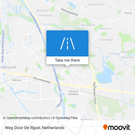 Weg Door De Rijpel Karte