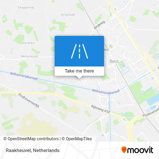 Raakheuvel map
