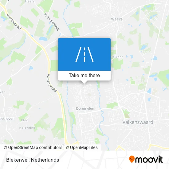 Blekerwei map