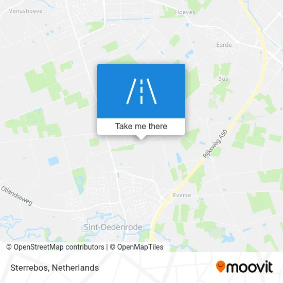 Sterrebos map