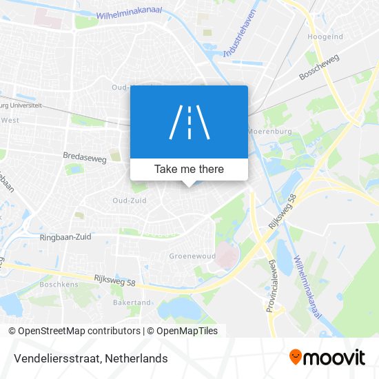 Vendeliersstraat map