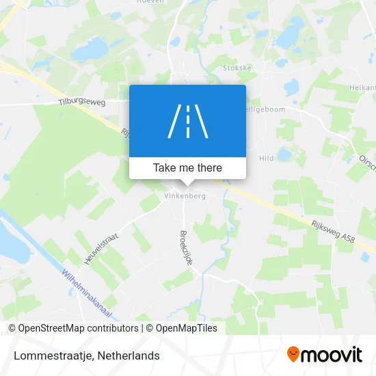 Lommestraatje map