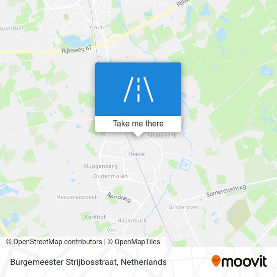Burgemeester Strijbosstraat map