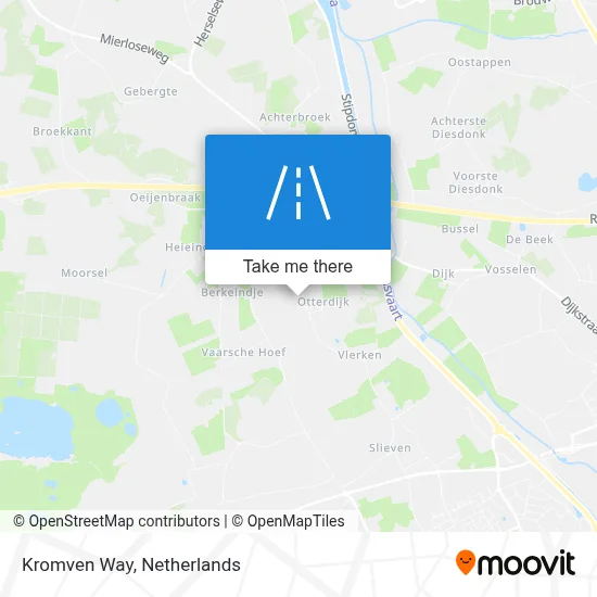 Kromvenweg map