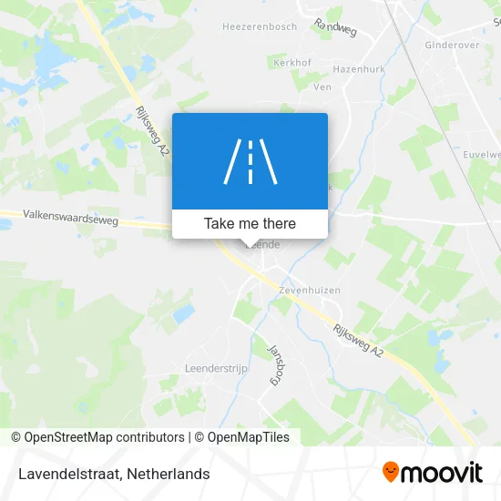 Lavendelstraat map