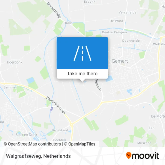 Walgraafseweg map