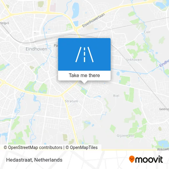 Hedastraat Karte