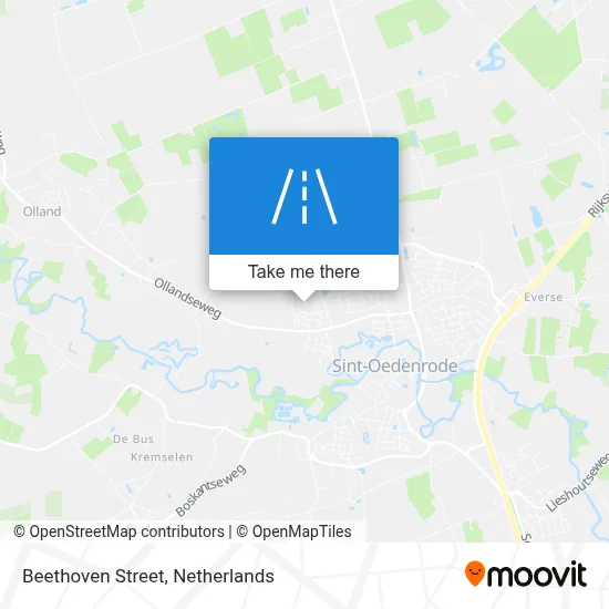 Beethovenstraat map