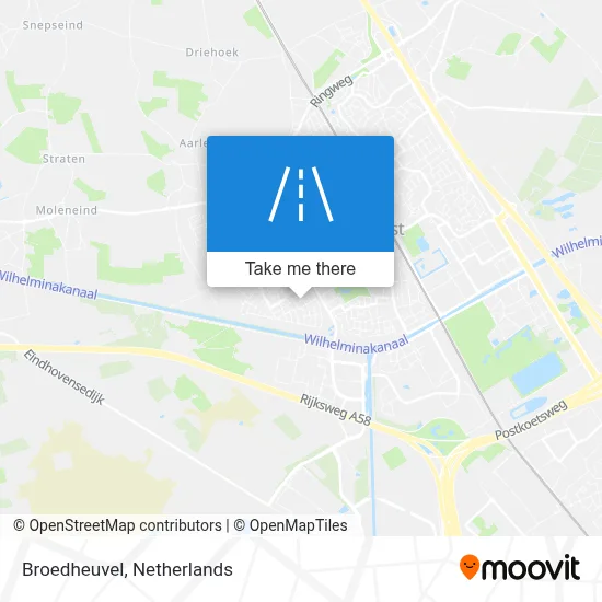 Broedheuvel map