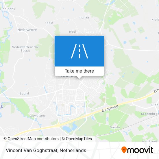 Vincent Van Goghstraat map