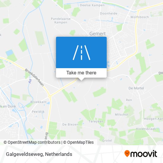 Galgeveldseweg map