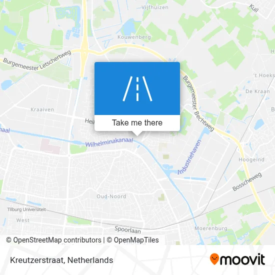 Kreutzerstraat map