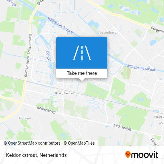Keldonkstraat map