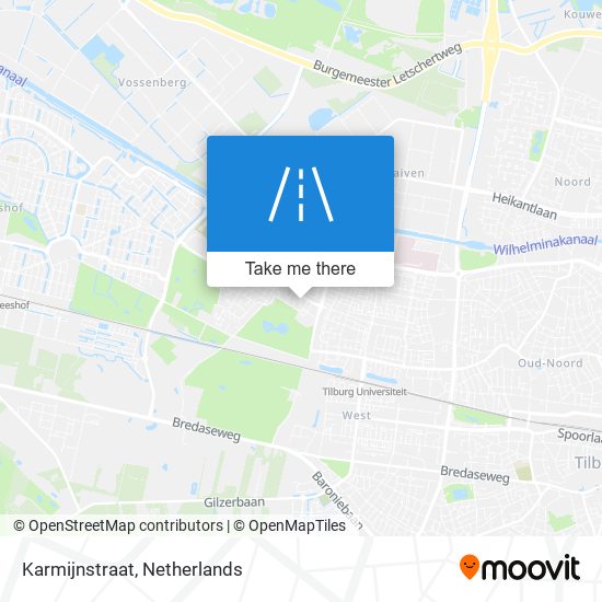 Karmijnstraat map