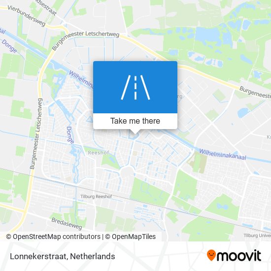 Lonnekerstraat map