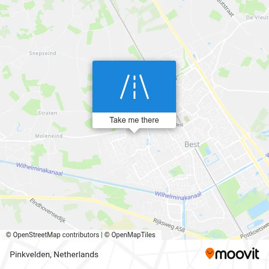 Pinkvelden map