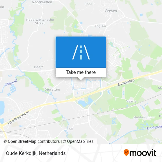 Oude Kerkdijk map
