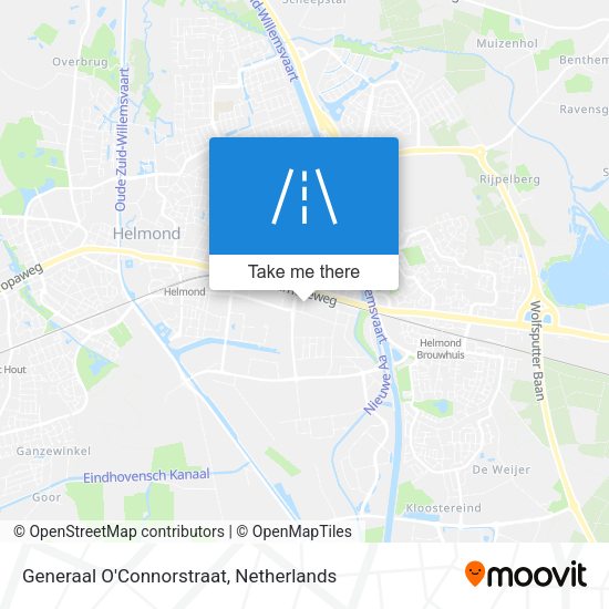 Generaal O'Connorstraat map