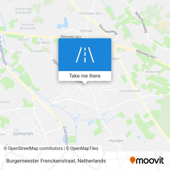 Burgemeester Frenckenstraat map