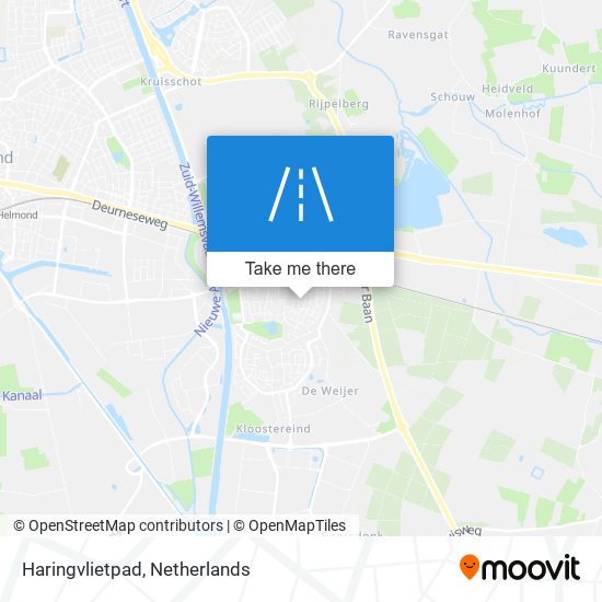 Haringvlietpad map