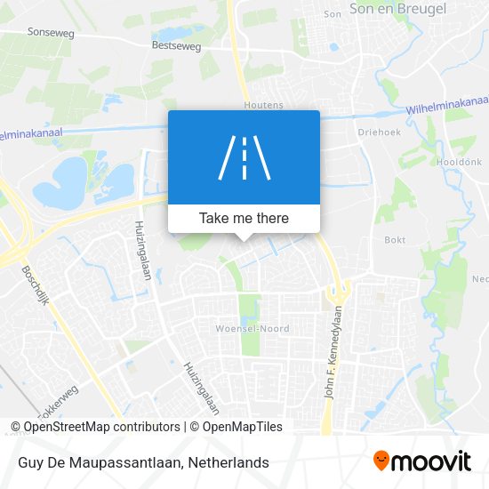 Guy De Maupassantlaan map